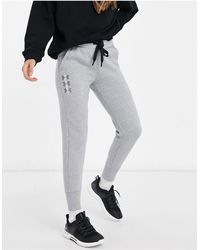 under armour rival sweatpants in grey