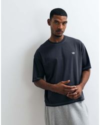 adidas Originals - Oversized Contrast Stitch Tee - Lyst