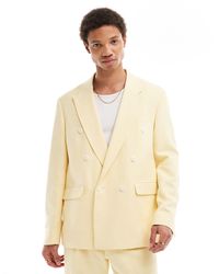 Viggo - Lisandro Double Breasted Suit Jacket - Lyst