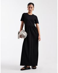 Threadbare - Vestito Lungo A Maniche Corte - Lyst