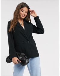 vero moda double breasted utility blazer dress