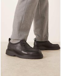 Calvin Klein - Combat Lace Up Leather Shoes - Lyst