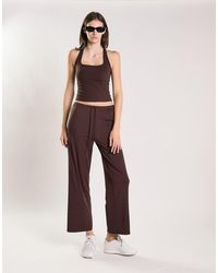 agon® - Drawstring Wide Leg Pants - Lyst