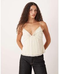 Abercrombie & Fitch - Beaded Cami - Lyst