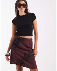 ASOS - Awkward Length Midi Slip Skirt - Lyst