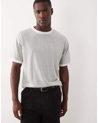 ASOS - Relaxed T-shirt With Contrast Ringer - Lyst