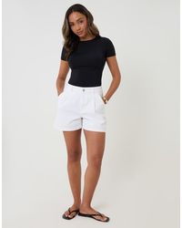 Threadbare - Denim Tailored Shorts - Lyst