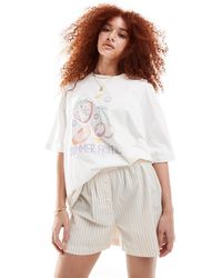 ASOS - Boyfriend Fit T-shirt With Embroidered Summer Fruits Graphic - Lyst