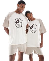 ASOS - Disney Pyjama Set With Mickey Mouse Print - Lyst