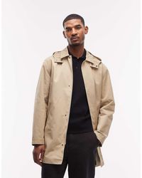 ASOS - Gabardina Holgada Resistente Al Agua Stormmax De -Neutro - Lyst