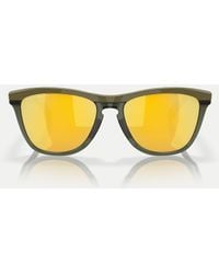 Oakley - Frogskins Range Round Polarised Sunglasses With Mirrored Lens - Lyst