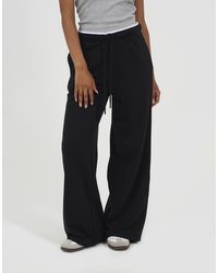 Brave Soul - Contrast Double Waistband Wide Leg Joggers - Lyst