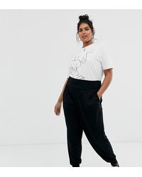 ASOS Ultimate - Pantaloni harem in jersey - Nero