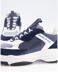 Calvin Klein Marvin Sneaker In Blue For Men Lyst