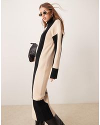 Pretty Lavish - Knitted High Neck Maxi Dress - Lyst