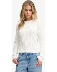 Superdry - Essentials Sd&Co Cable Knit Jumper - Lyst