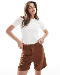 Levi's - – weite jeans-shorts aus leinenmix - Lyst
