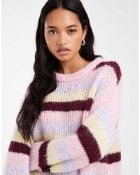 Pieces - Chunky Knitted Jumper - Lyst