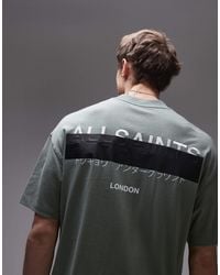 AllSaints - – redact – oversize-t-shirt - Lyst
