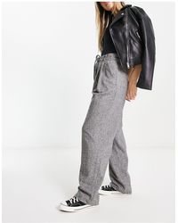 & Other Stories - Belted Wool Blend Pants - Lyst