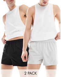 ASOS 4505 - Icon 3 Inch Training Shorts With Quick Dry 2 Pack - Lyst