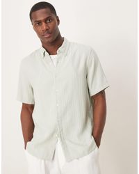 Abercrombie & Fitch - – kurzärmliges leinenhemd - Lyst