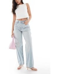 Calvin Klein - Vaqueros De Corte Suelto Y Estilo Años 90 Con Lavado Azul De - Lyst