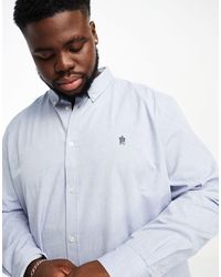 French Connection - Camisa oxford cielo - Lyst