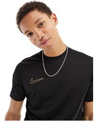 Nike Football - Camiseta negra dri-fit academy - Lyst