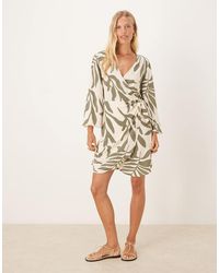 Jdy - Wrap Kimono Dress - Lyst