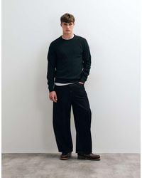 Threadbare - Textured Knitted Crew Neck Jumper - Lyst