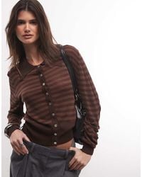 Collusion - Sheer Knit Cardigan - Lyst
