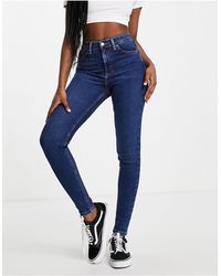 TOPSHOP - Jamie - jeans intenso - Lyst