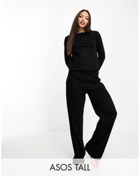 ASOS - Asos Design Tall Mix & Match Cotton Pyjama Trouser - Lyst