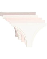 Oysho - 5 Seamless Soft-touch Brazilian Briefs - Lyst
