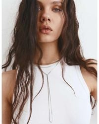 Pull&Bear - Lariat Necklace - Lyst
