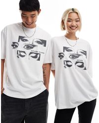 ASOS - Unisex Oversized License T-shirt With Ariana Grande Prints - Lyst