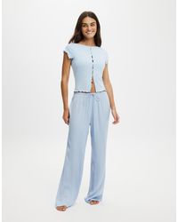 Cotton On - Button Detail Cap Sleeve Top - Lyst