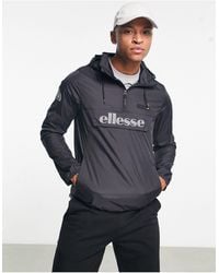 Ellesse - Ion - giacca con logo catarifrangente nera - Lyst