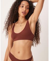 ASOS - – geripptes cropped-bustier - Lyst