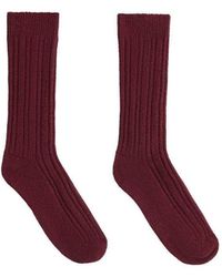 Oysho - Cashmere 25% Wool 11% Classic Socks - Lyst