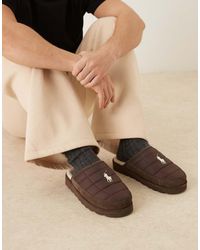 Polo Ralph Lauren - Reade Quilted Scuff Slipper - Lyst