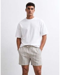 ASOS - Co-Ord Seersucker Stripe Swim Shorts - Lyst