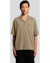 Lyle & Scott - Short Sleeve Revere Collar Shirt - Lyst