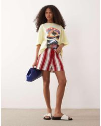 ASOS - Oversized T-Shirt Met 'Mexico Beach Club'-Print - Lyst