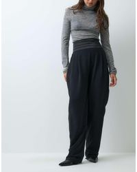ASOS - Tailored Tuxedo Trouser With Wrap Waist - Lyst