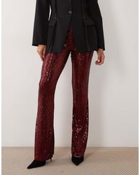 ASOS - Allover Sequin Flare Pants - Lyst
