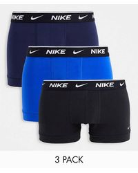 Nike - Set Van 3 Katoenen Boxershorts Met Stretch - Lyst