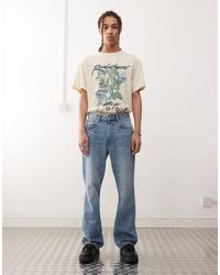 Weekday - Mercury - jean large évasé - délavé - Lyst