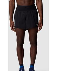 The North Face - Pantalones Cortos De 5" Negros Con Diseño 2 En 1 Sunriser De - Lyst